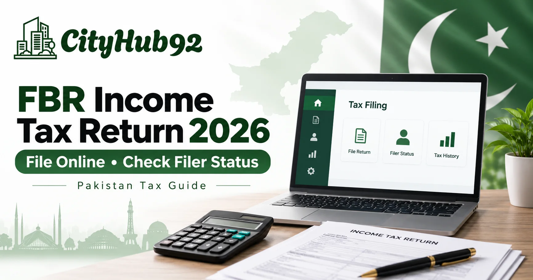 FBR Income Tax Return 2026: How to File Online, Check Filer Status & Avoid Late Filing Problems in Pakistan