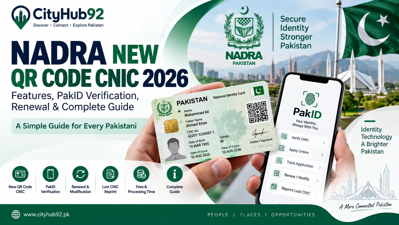 NADRA New QR Code CNIC 2026: Features, Pak ID Verification, Renewal & Complete Guide